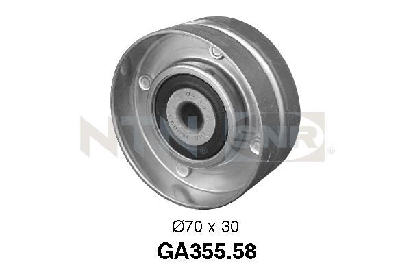 Galoppino/guidacinghia, cinghia poly-v NTN-SNR GA355.58