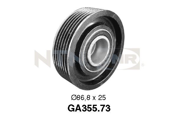 Galoppino/guidacinghia, cinghia poly-v NTN-SNR GA355.73