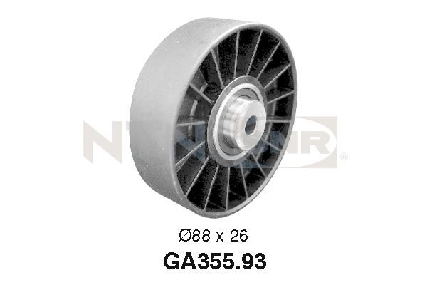 Galoppino/guidacinghia, cinghia poly-v NTN-SNR GA355.93