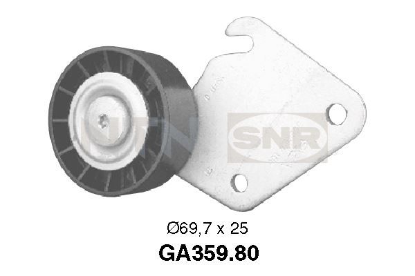 Galoppino/guidacinghia, cinghia poly-v NTN-SNR GA359.80