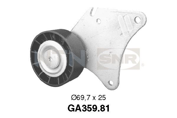 Galoppino/guidacinghia, cinghia poly-v NTN-SNR GA359.81