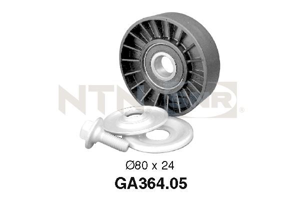Galoppino/guidacinghia, cinghia poly-v NTN-SNR GA364.05