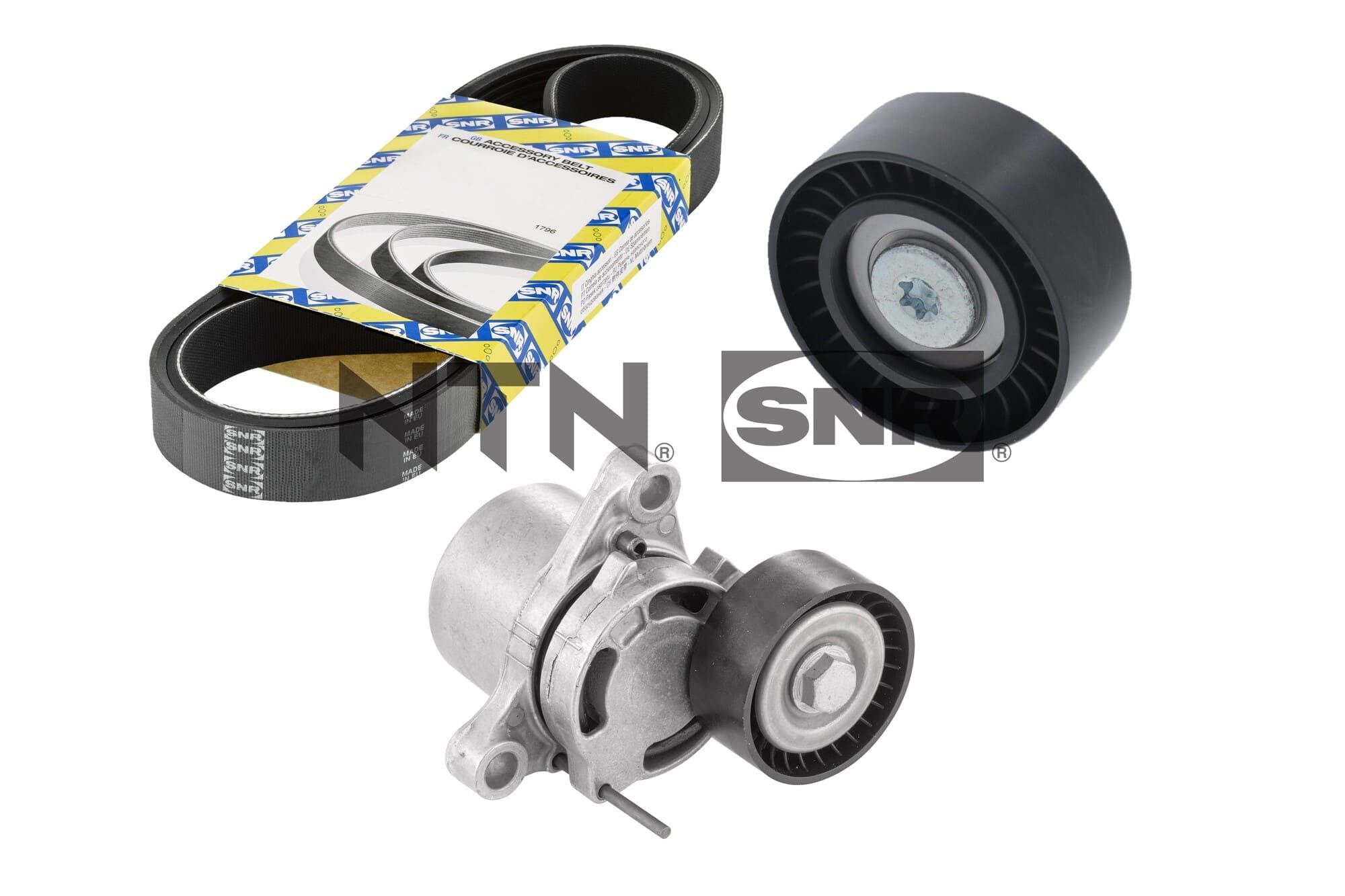 Kit cinghie poly-v NTN-SNR KA850.07