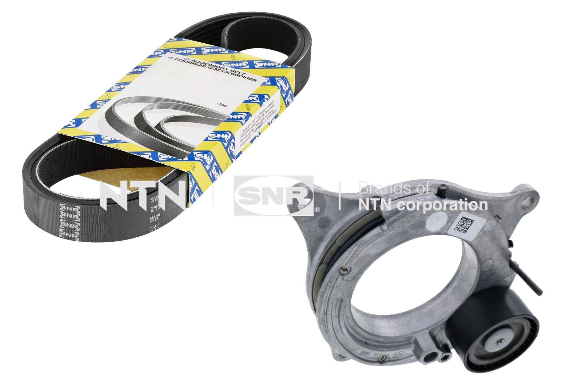 Kit cinghie poly-v NTN-SNR KA850.12