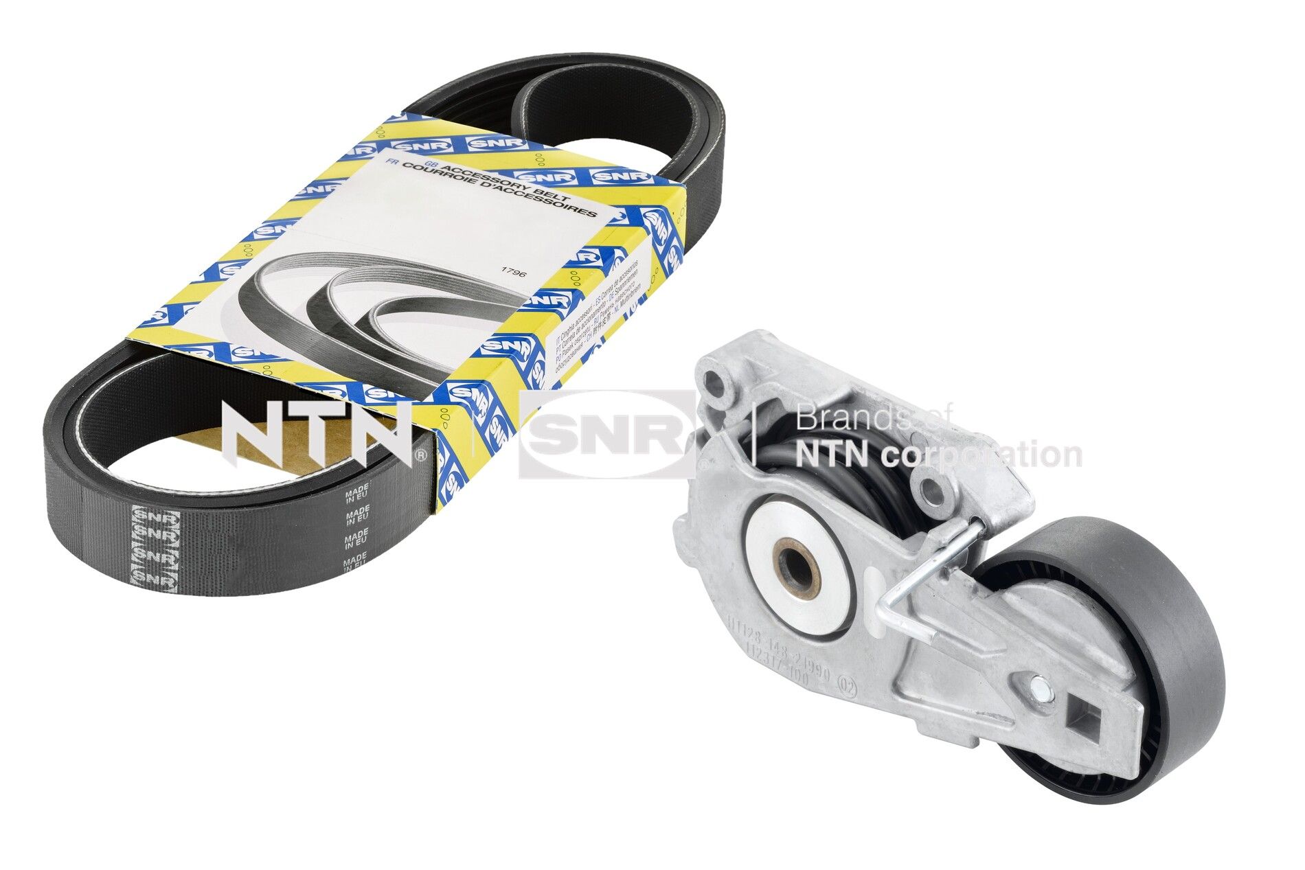 Kit cinghie poly-v NTN-SNR KA850.13