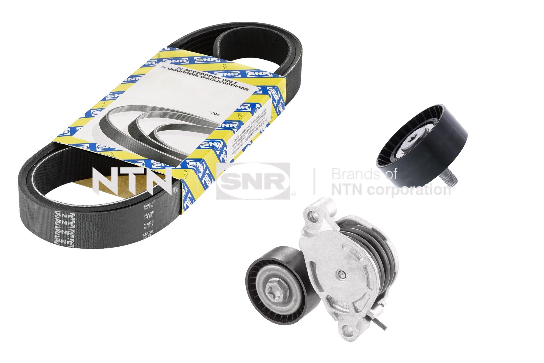 Kit cinghie poly-v NTN-SNR KA850.15