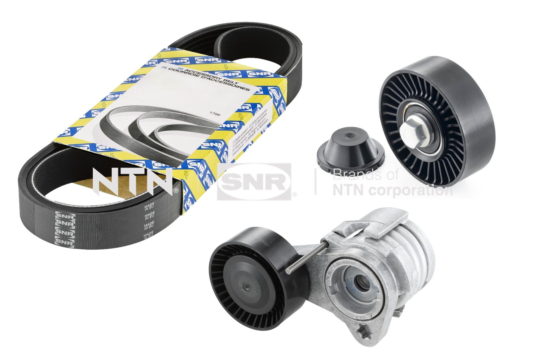Kit cinghie poly-v NTN-SNR KA850.16