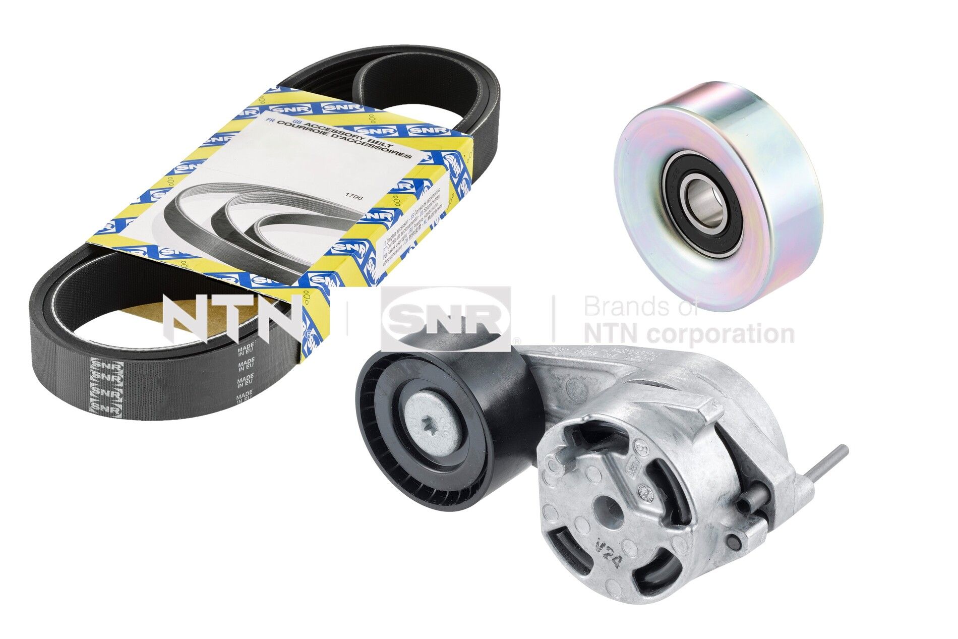 Kit cinghie poly-v NTN-SNR KA850.19