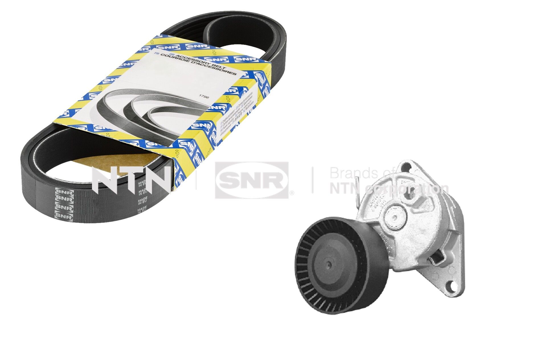 Kit cinghie poly-v NTN-SNR KA850.22