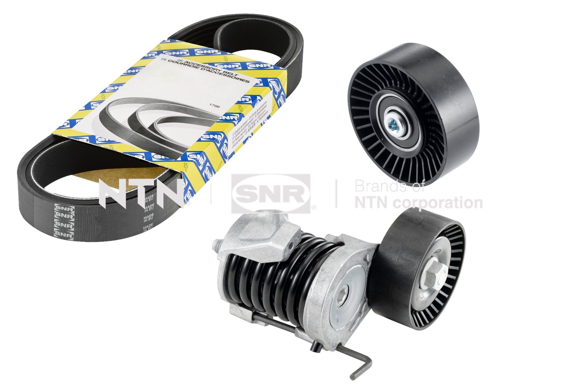 Kit cinghie poly-v NTN-SNR KA850.24