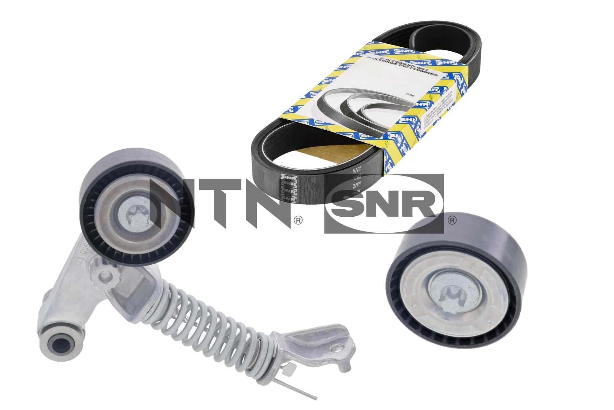Kit cinghie poly-v NTN-SNR KA851.09