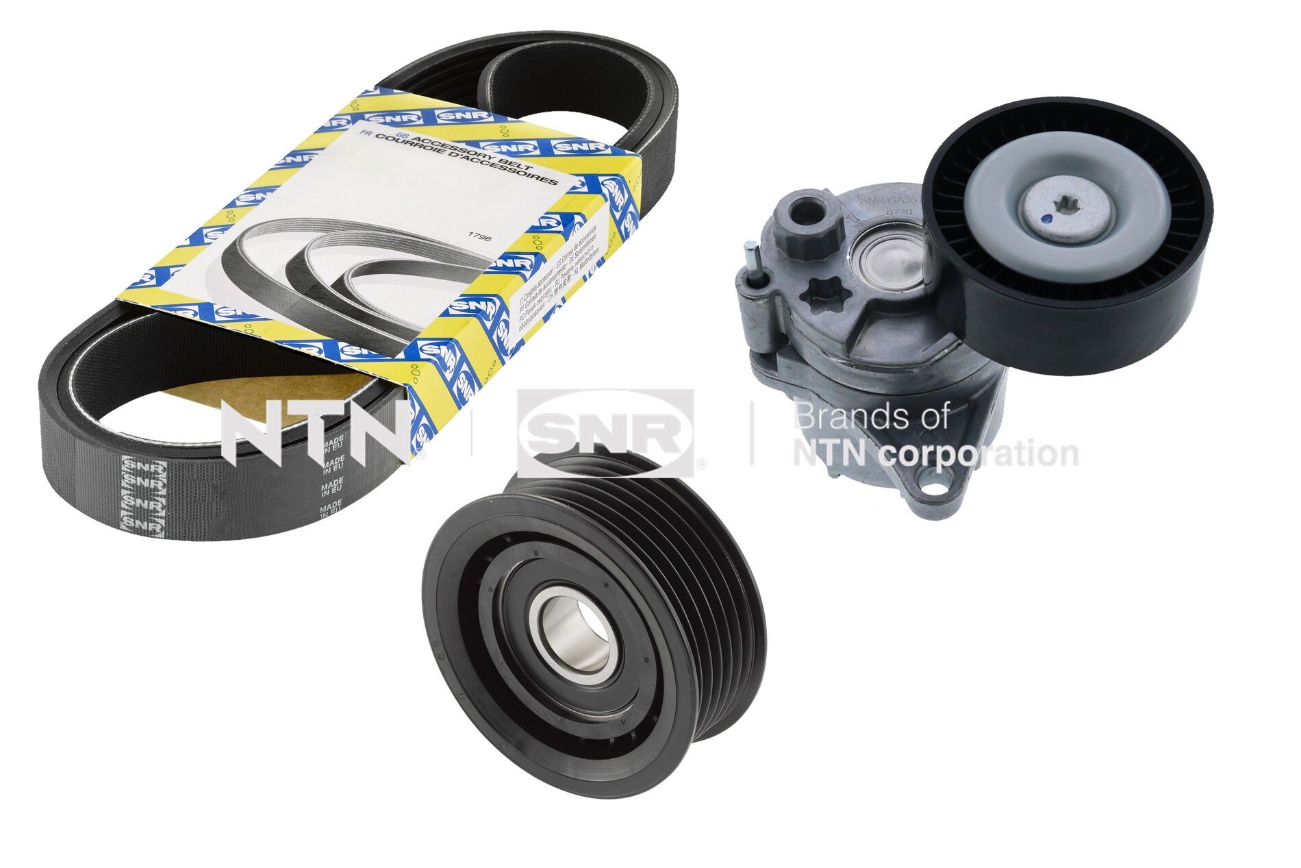 Kit cinghie poly-v NTN-SNR KA851.12