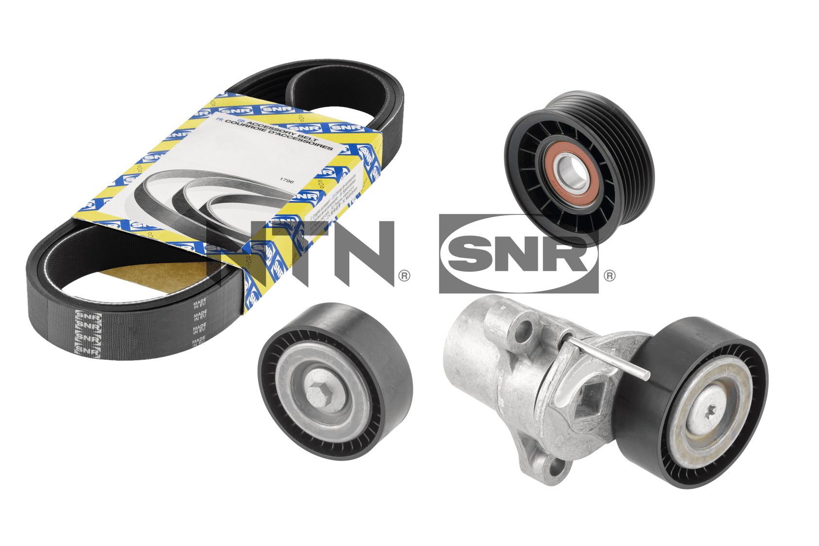 Kit cinghie poly-v NTN-SNR KA852.12