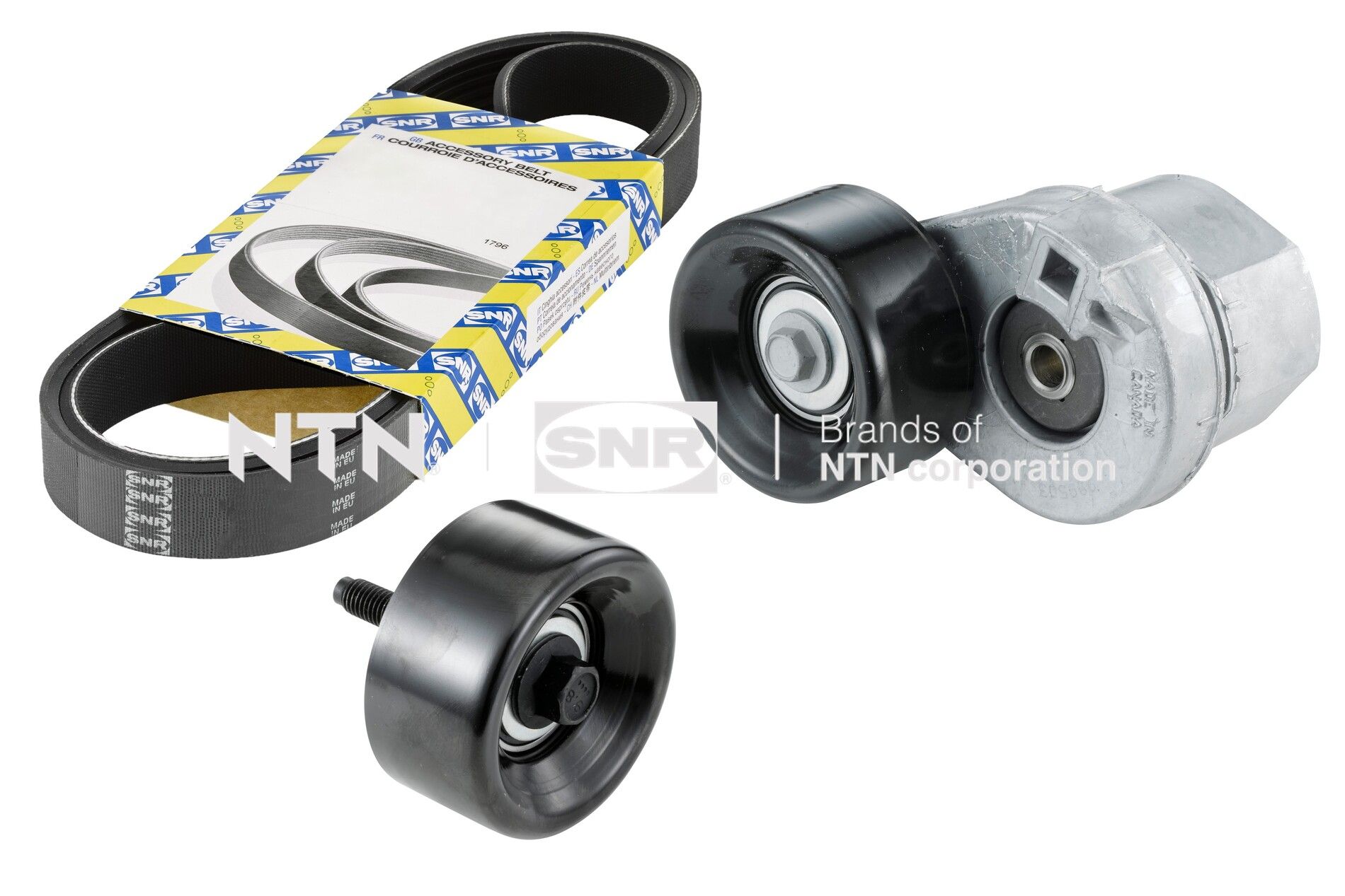 Kit cinghie poly-v NTN-SNR KA852.18