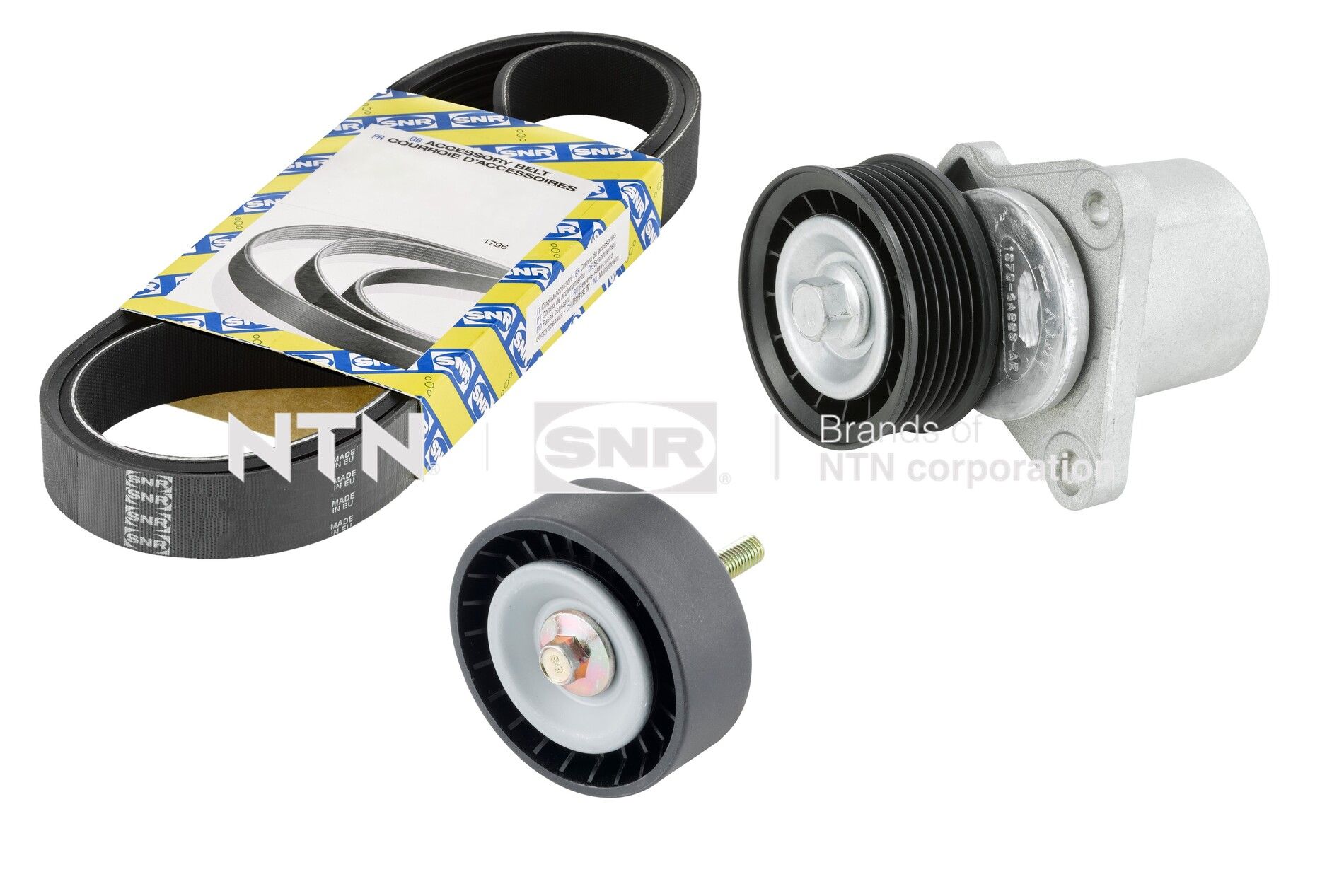 Kit cinghie poly-v NTN-SNR KA852.19