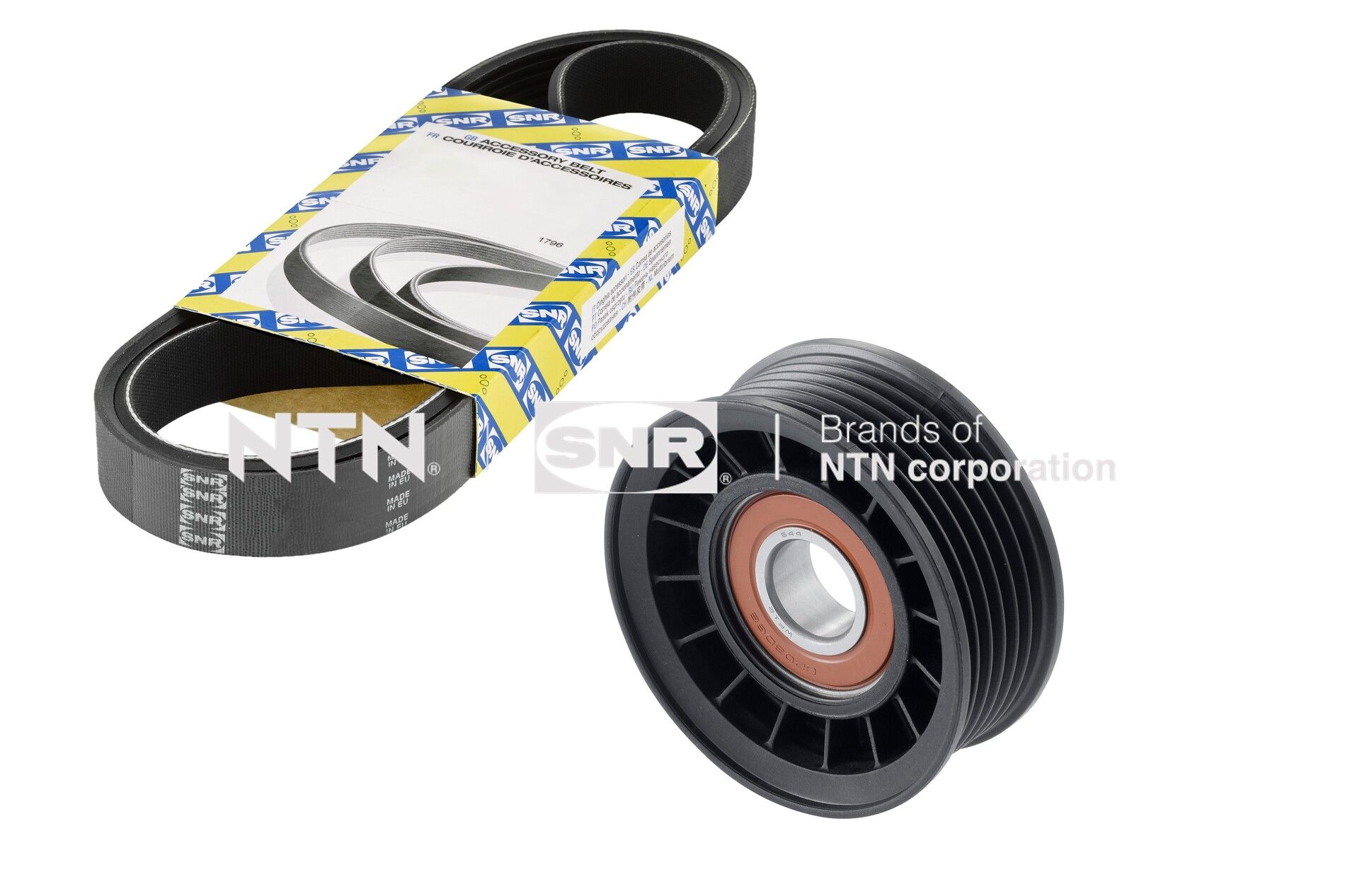 Kit cinghie poly-v NTN-SNR KA852.22