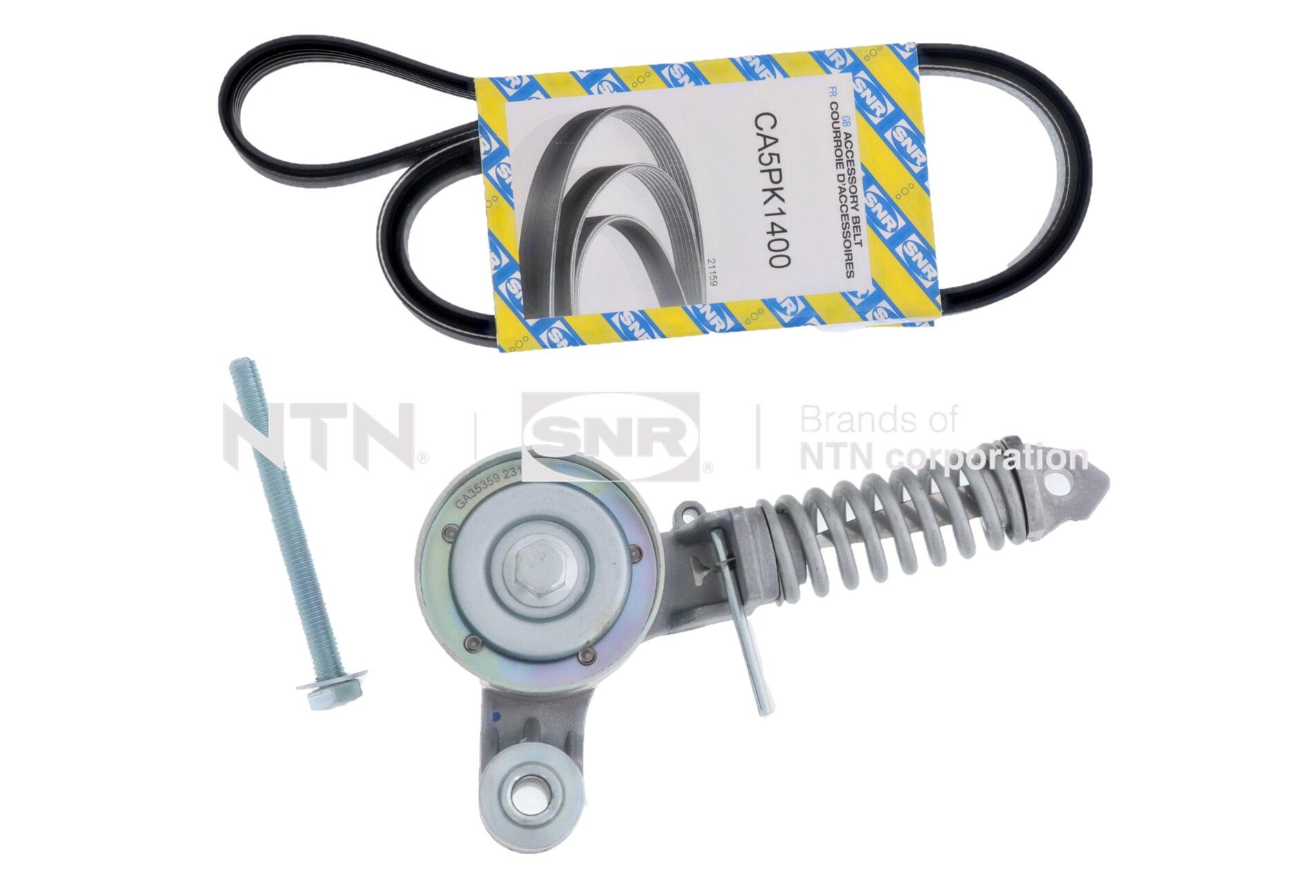 Kit cinghie poly-v NTN-SNR KA853.17