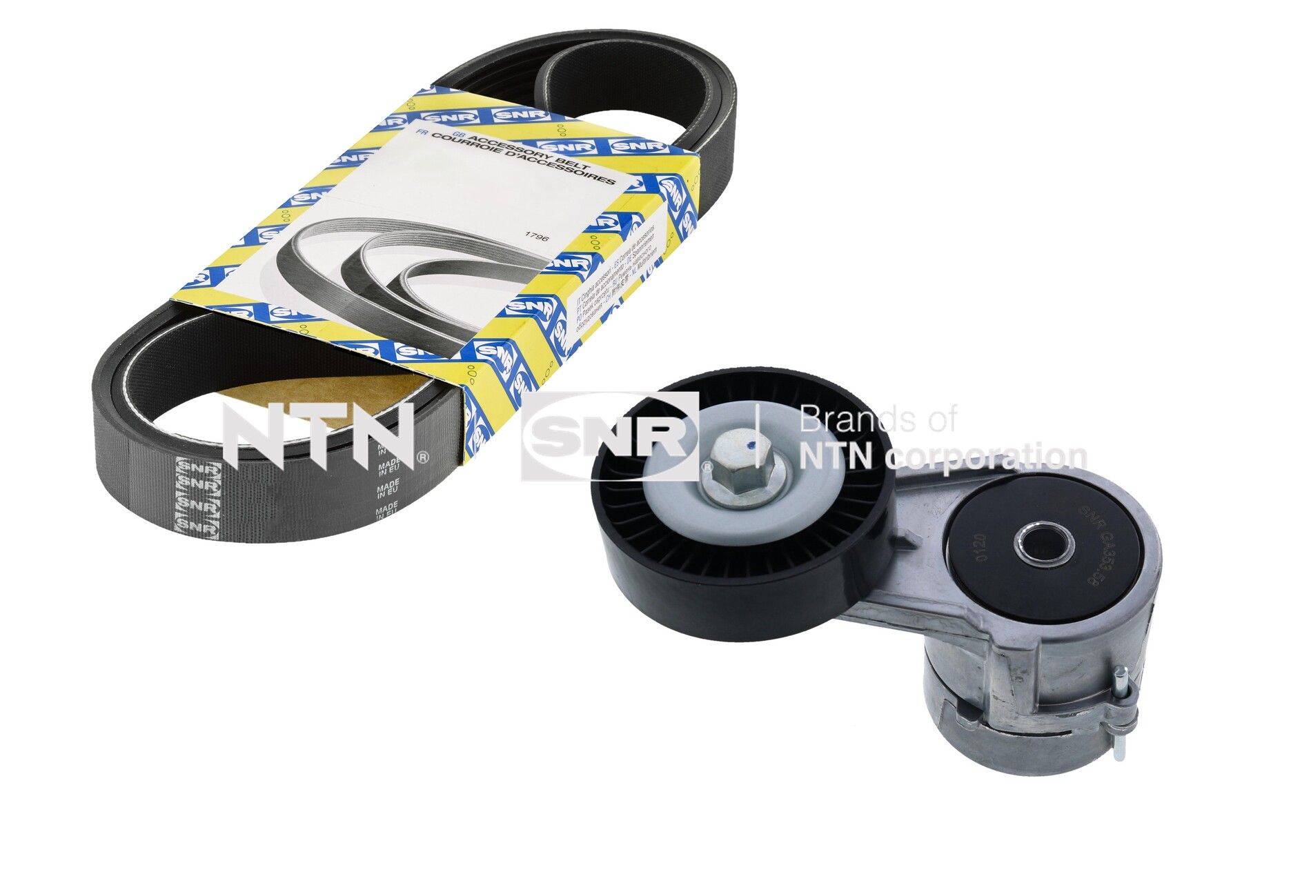 Kit cinghie poly-v NTN-SNR KA853.18