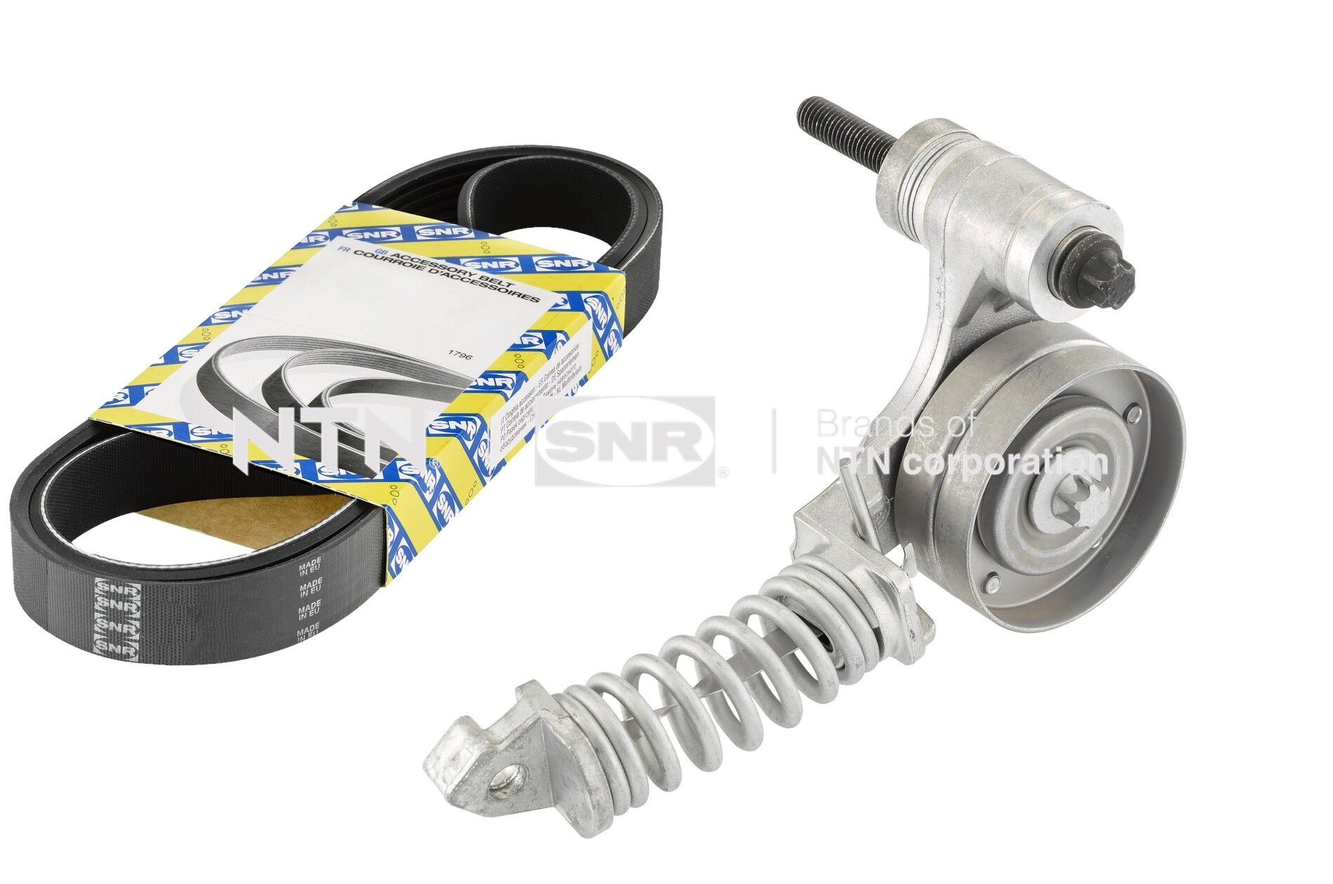 Kit cinghie poly-v NTN-SNR KA853.22