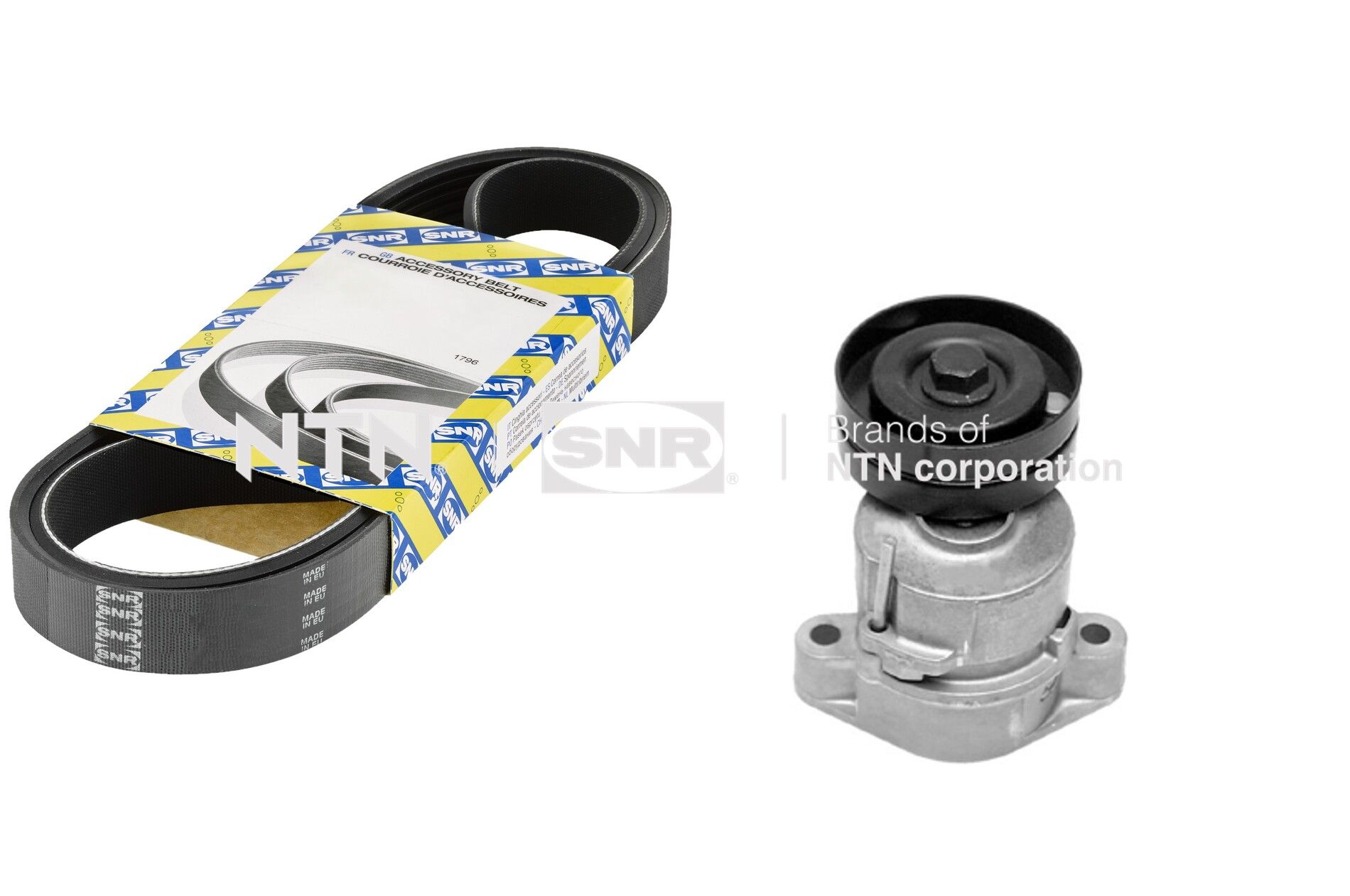 Kit cinghie poly-v NTN-SNR KA853.23