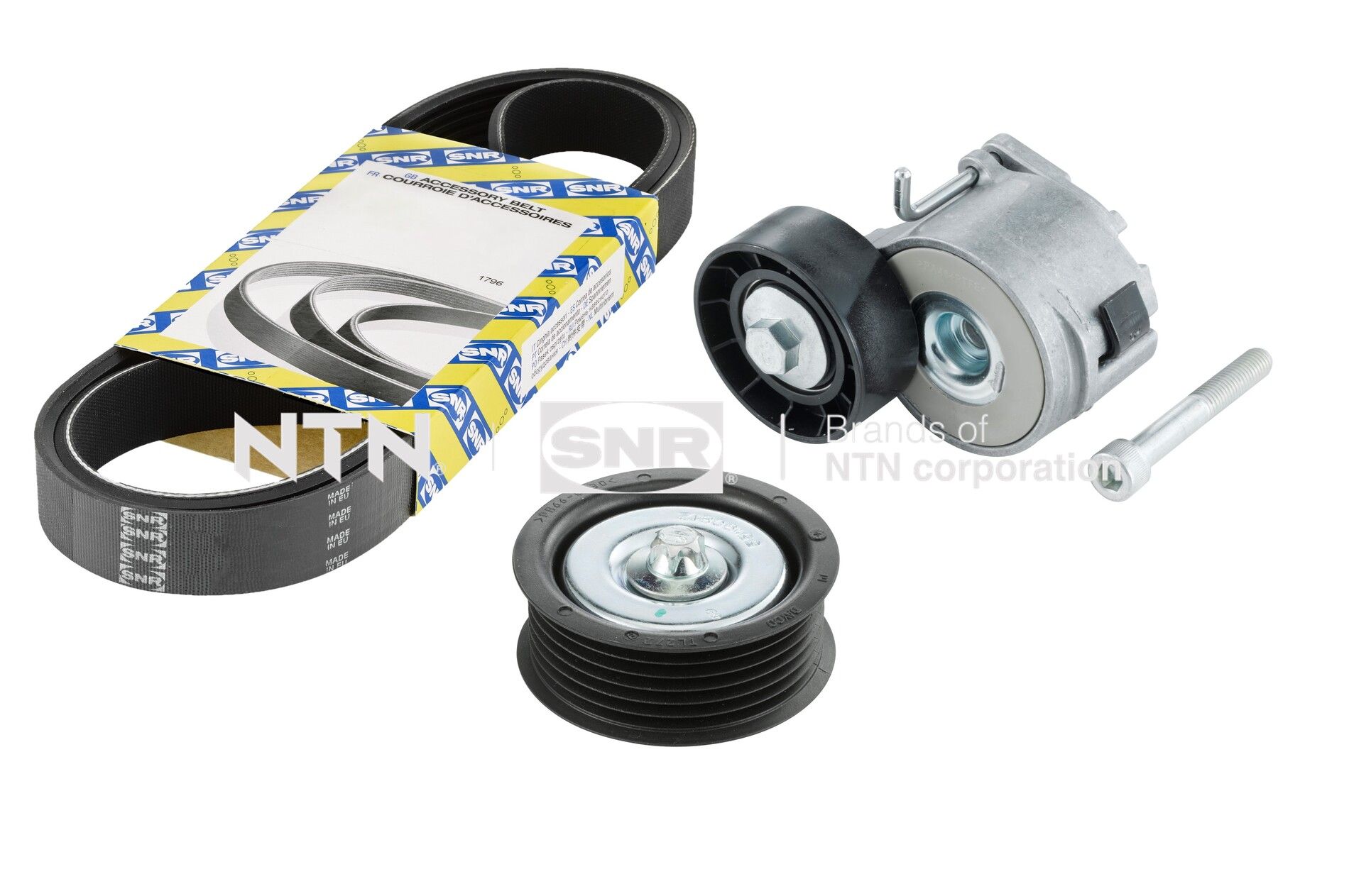 Kit cinghie poly-v NTN-SNR KA853.25