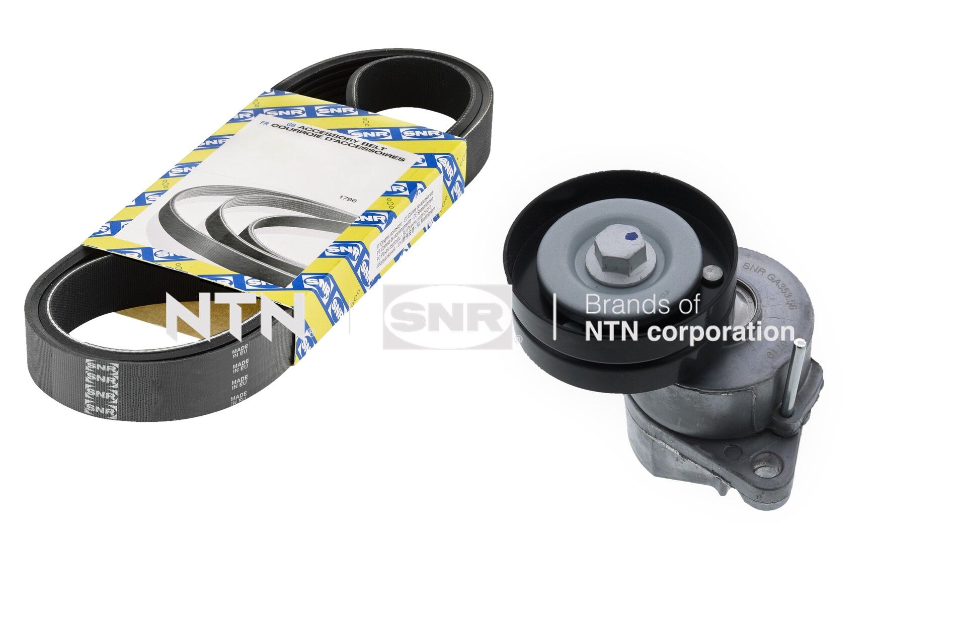 Kit cinghie poly-v NTN-SNR KA853.26