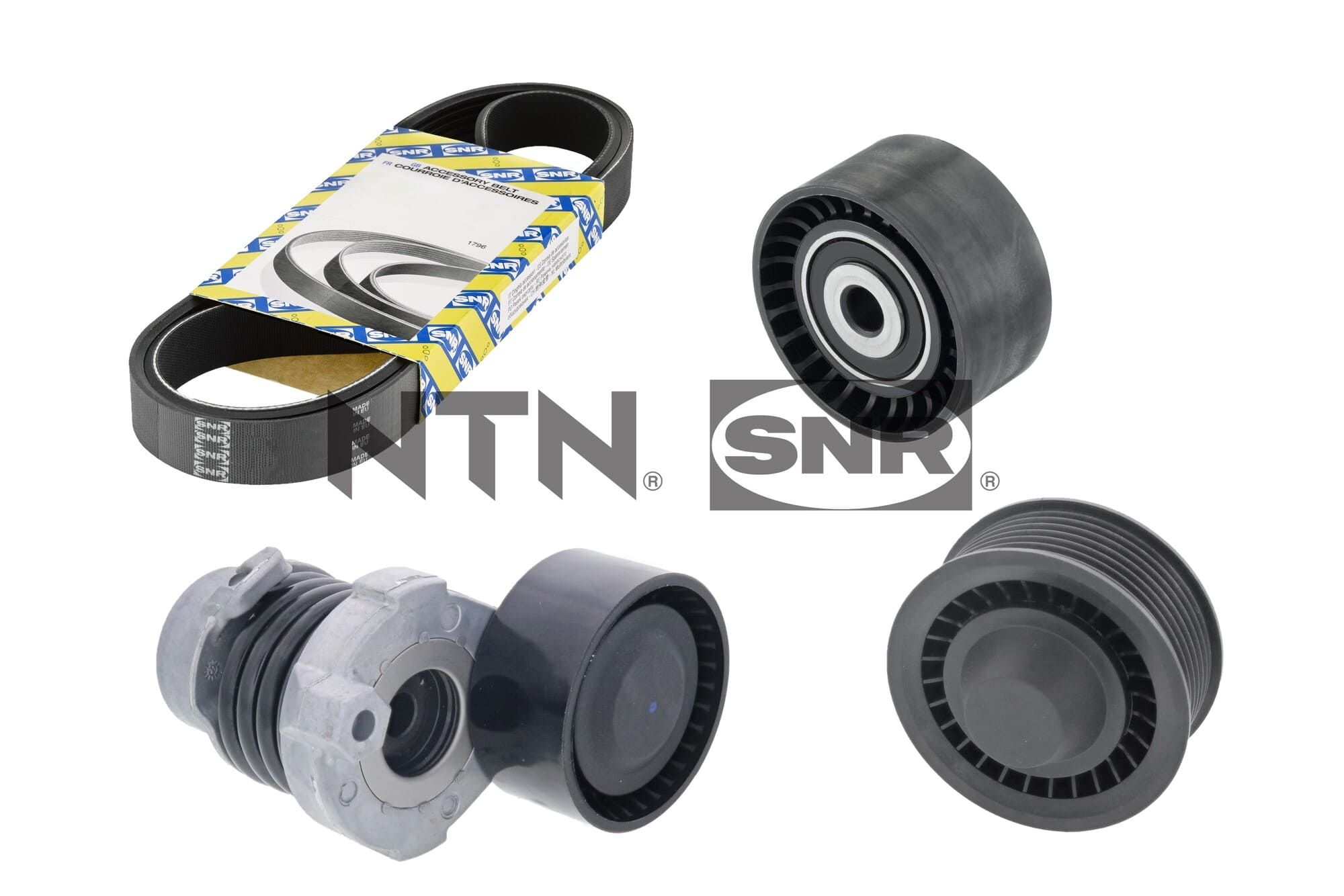 Kit cinghie poly-v NTN-SNR KA855.36