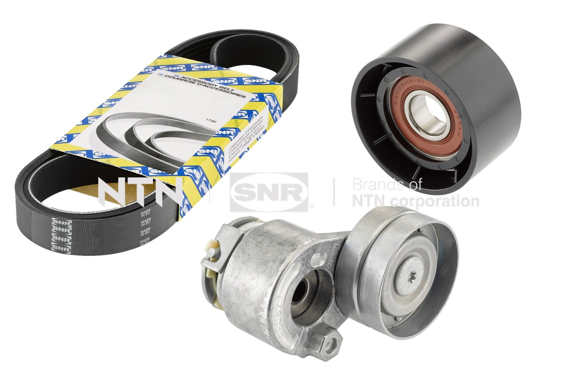 Kit cinghie poly-v NTN-SNR KA855.43