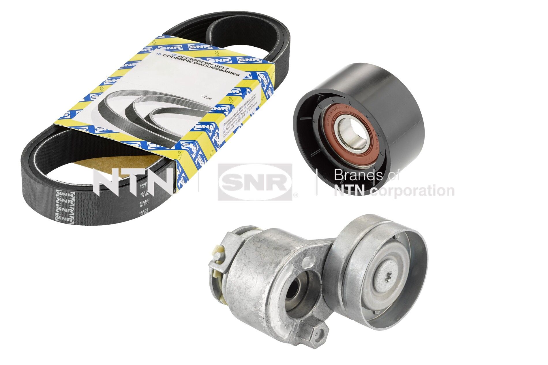 Kit cinghie poly-v NTN-SNR KA855.48