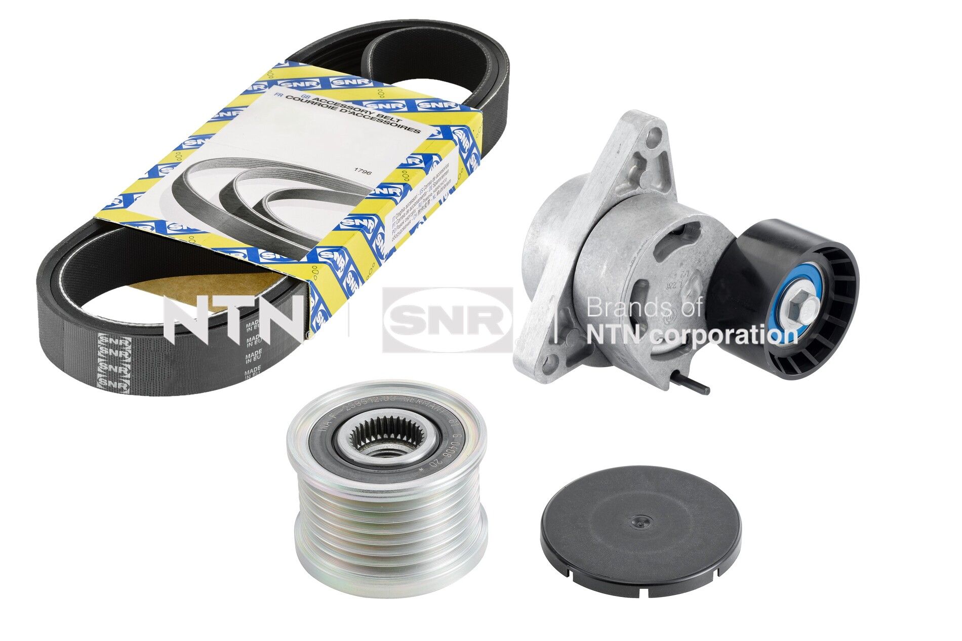 Kit cinghie poly-v NTN-SNR KA855.50