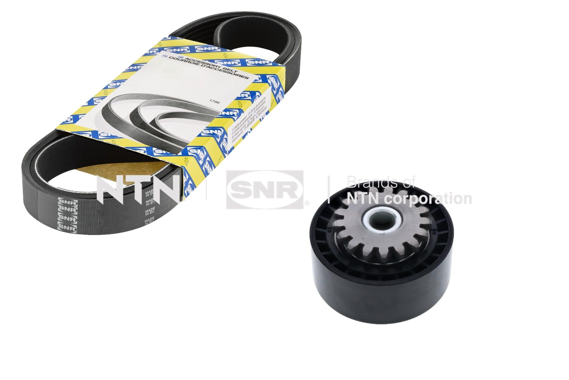 Kit cinghie poly-v NTN-SNR KA855.51