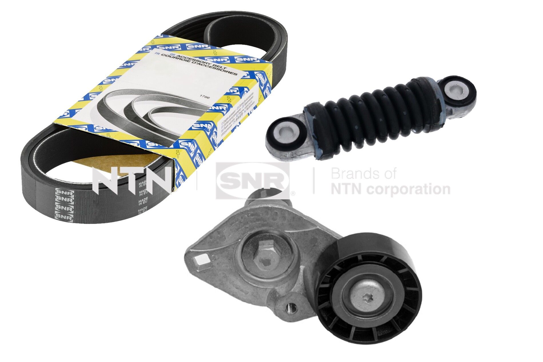 Kit cinghie poly-v NTN-SNR KA855.52