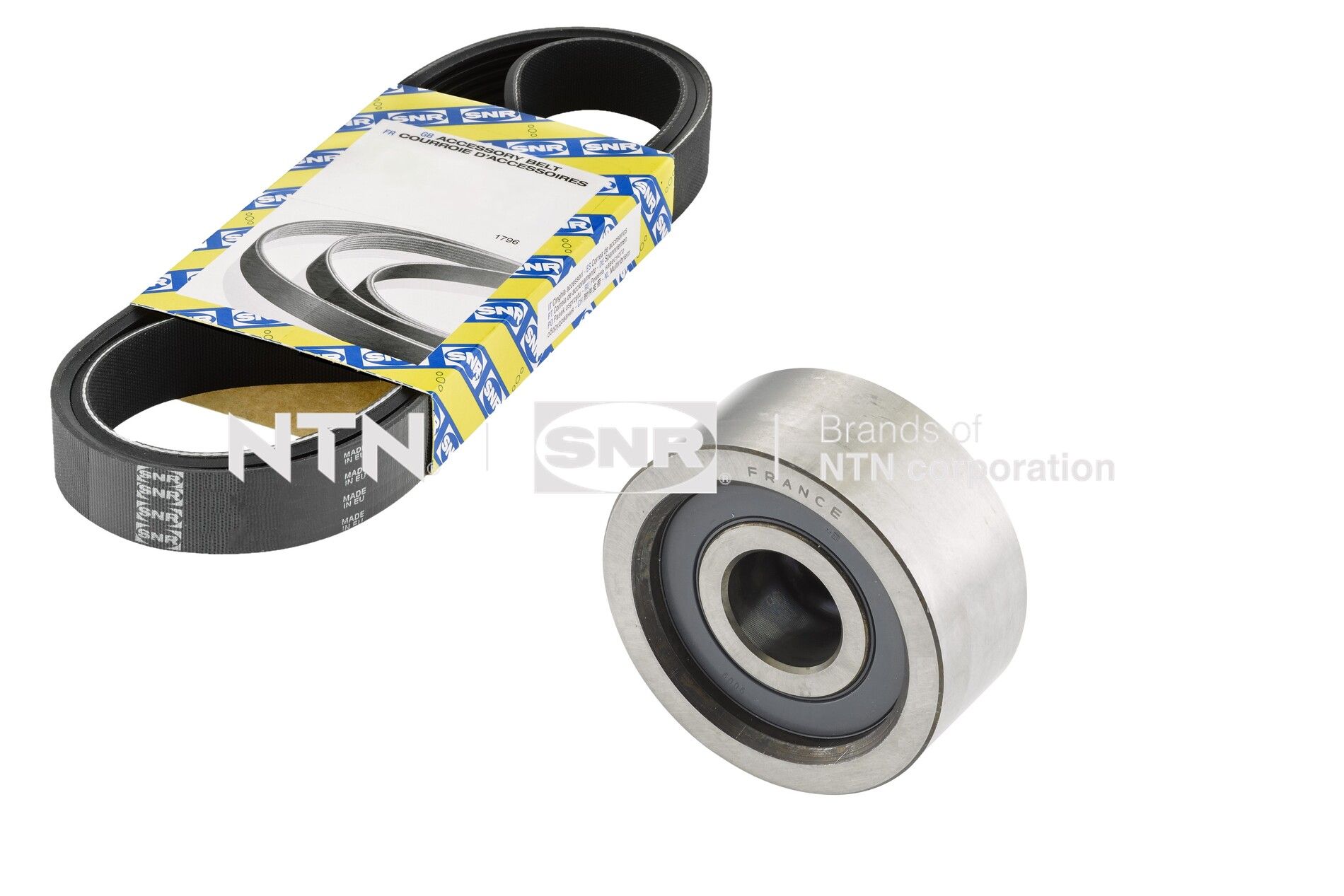 Kit cinghie poly-v NTN-SNR KA855.53