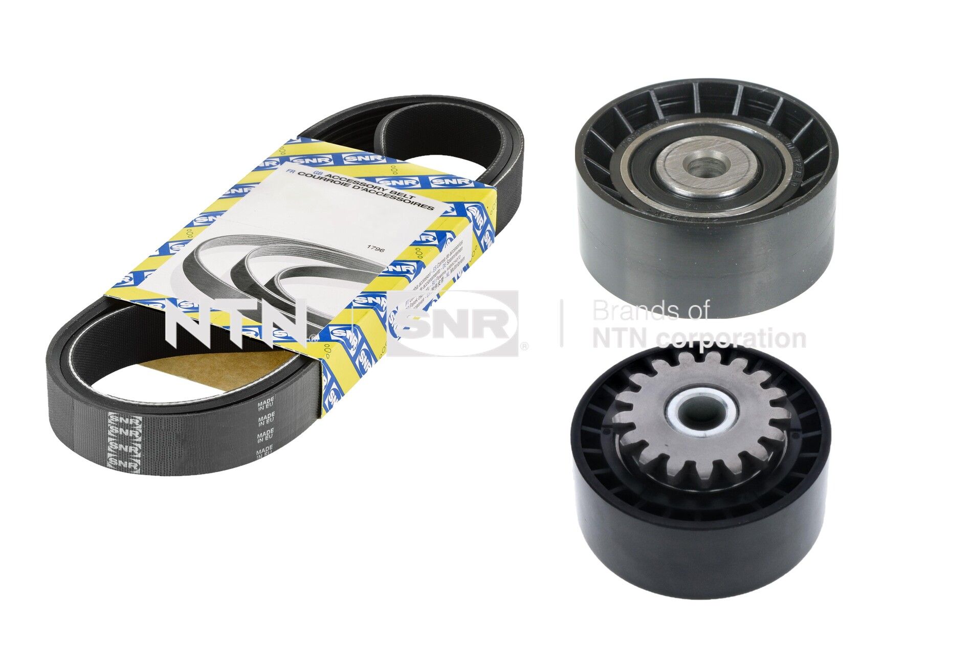 Kit cinghie poly-v NTN-SNR KA855.55
