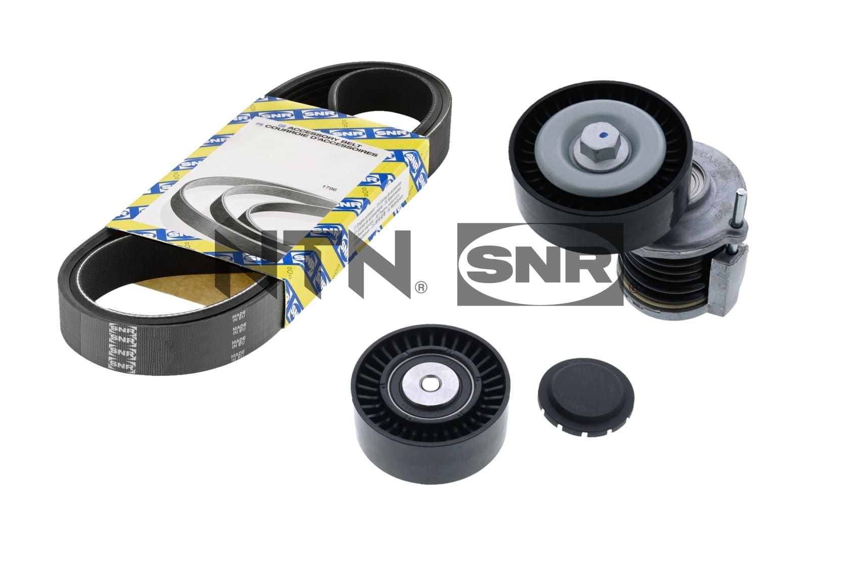 Kit cinghie poly-v NTN-SNR KA857.22