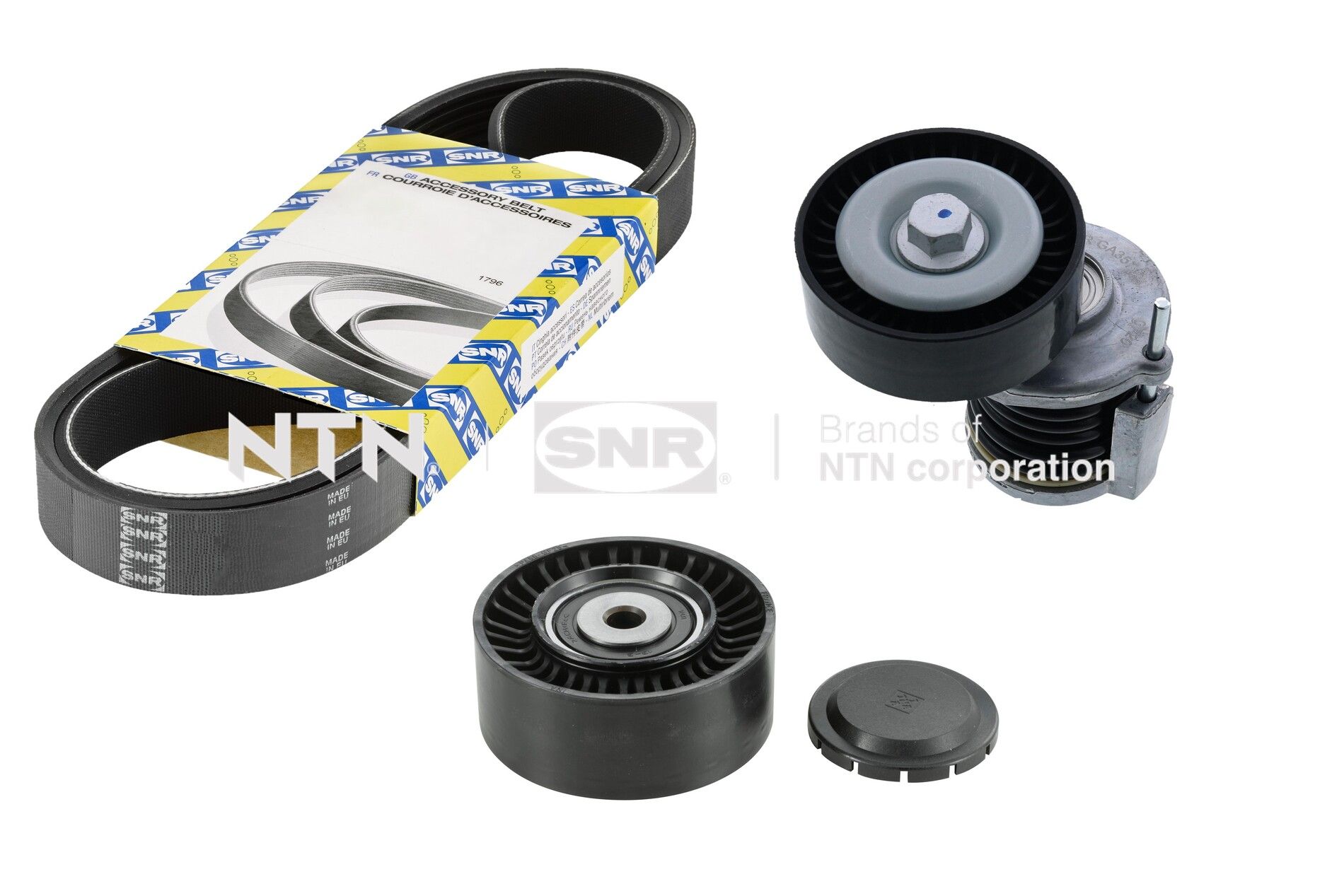 Kit cinghie poly-v NTN-SNR KA857.42