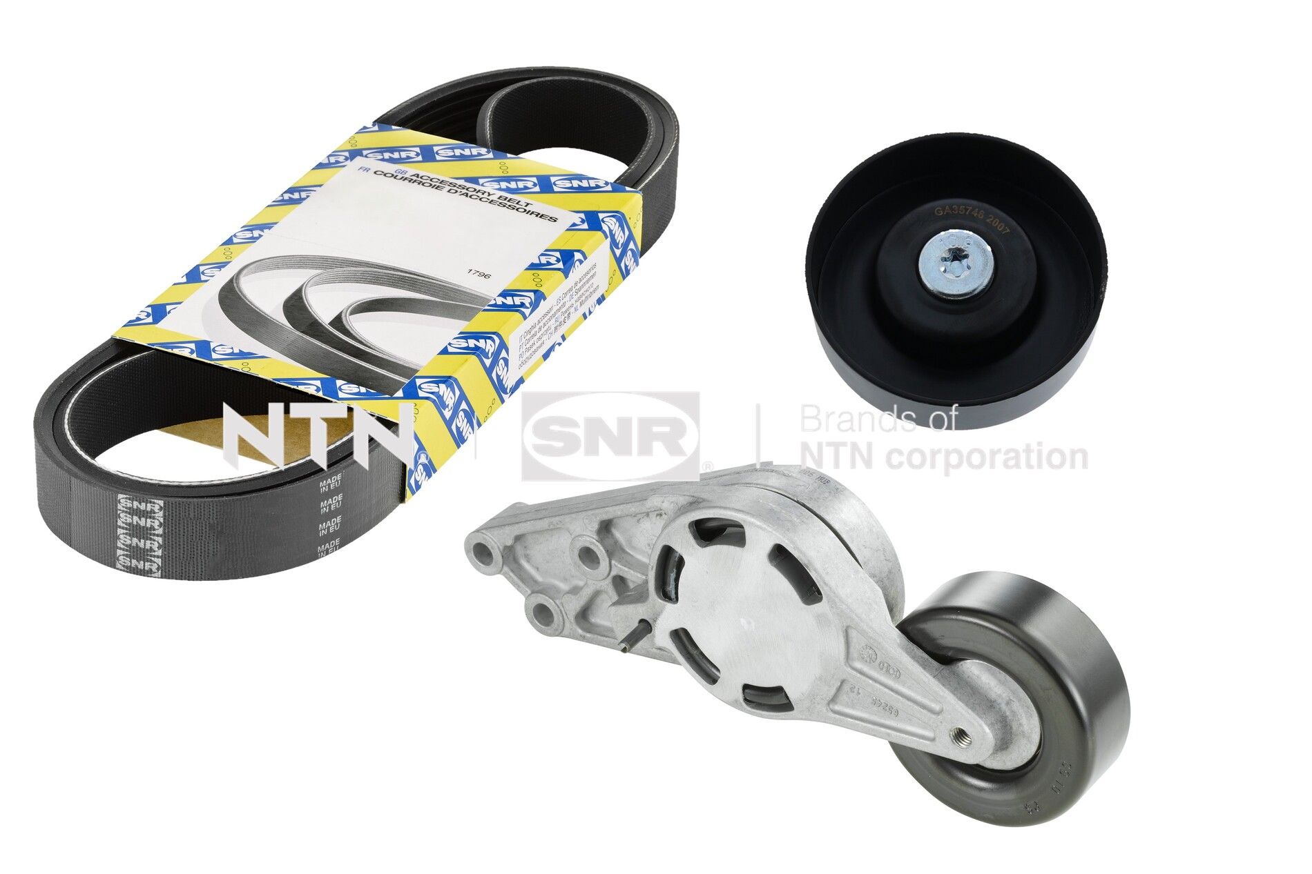 Kit cinghie poly-v NTN-SNR KA857.46