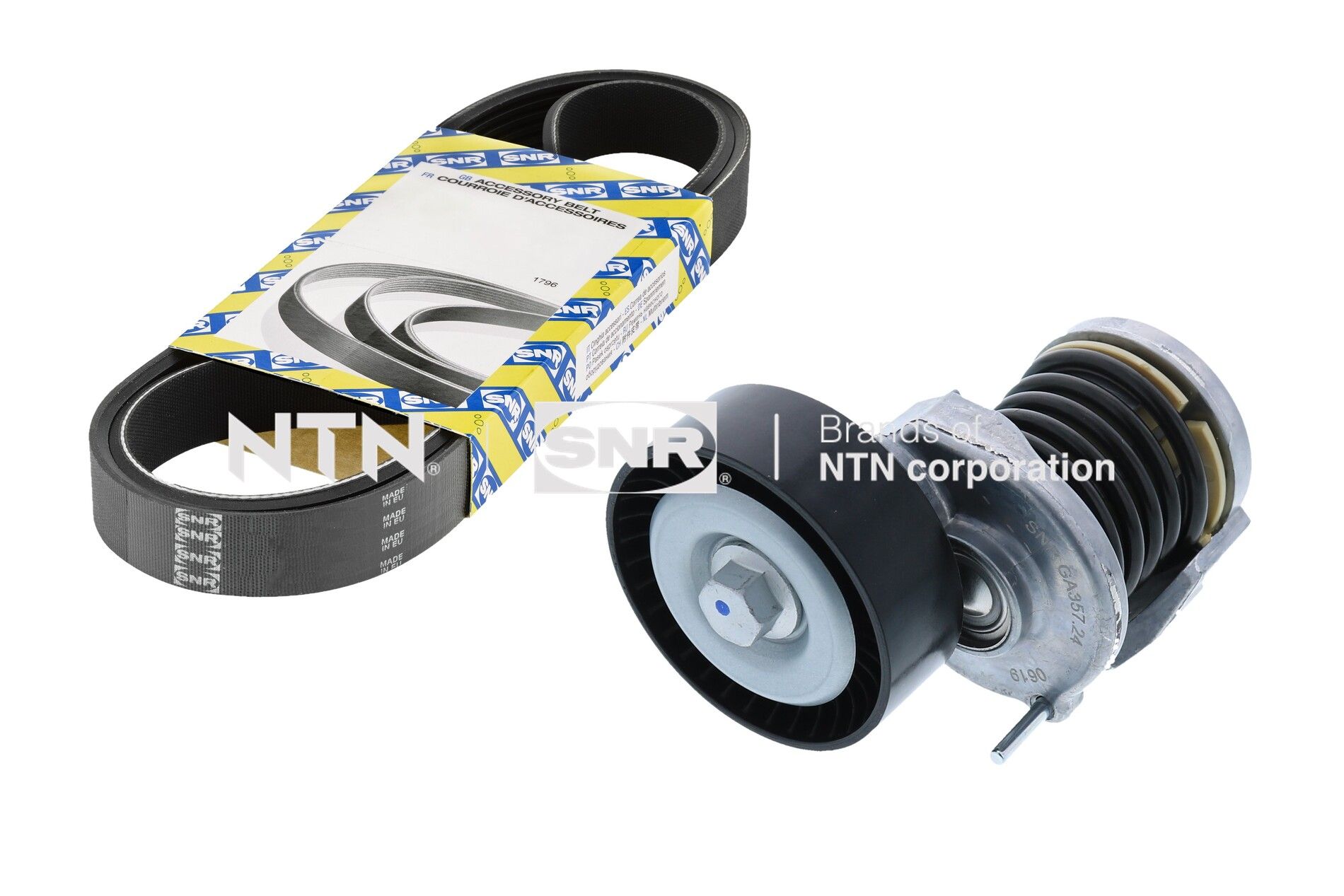 Kit cinghie poly-v NTN-SNR KA857.53