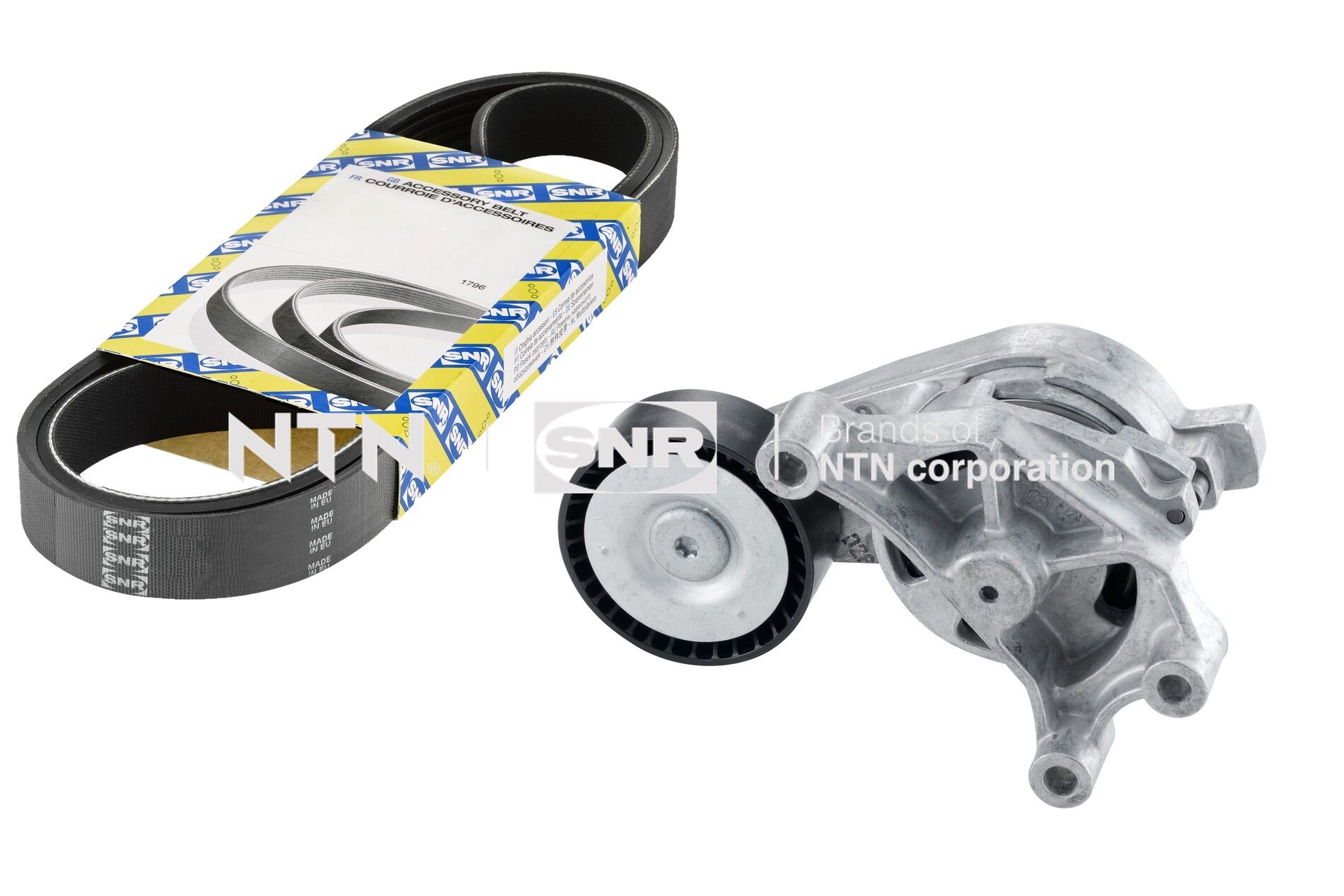 Kit cinghie poly-v NTN-SNR KA857.54