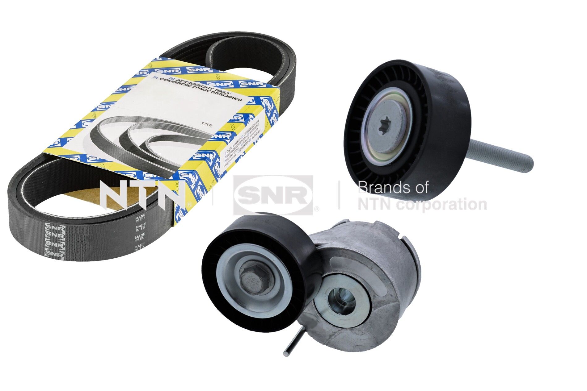 Kit cinghie poly-v NTN-SNR KA858.11