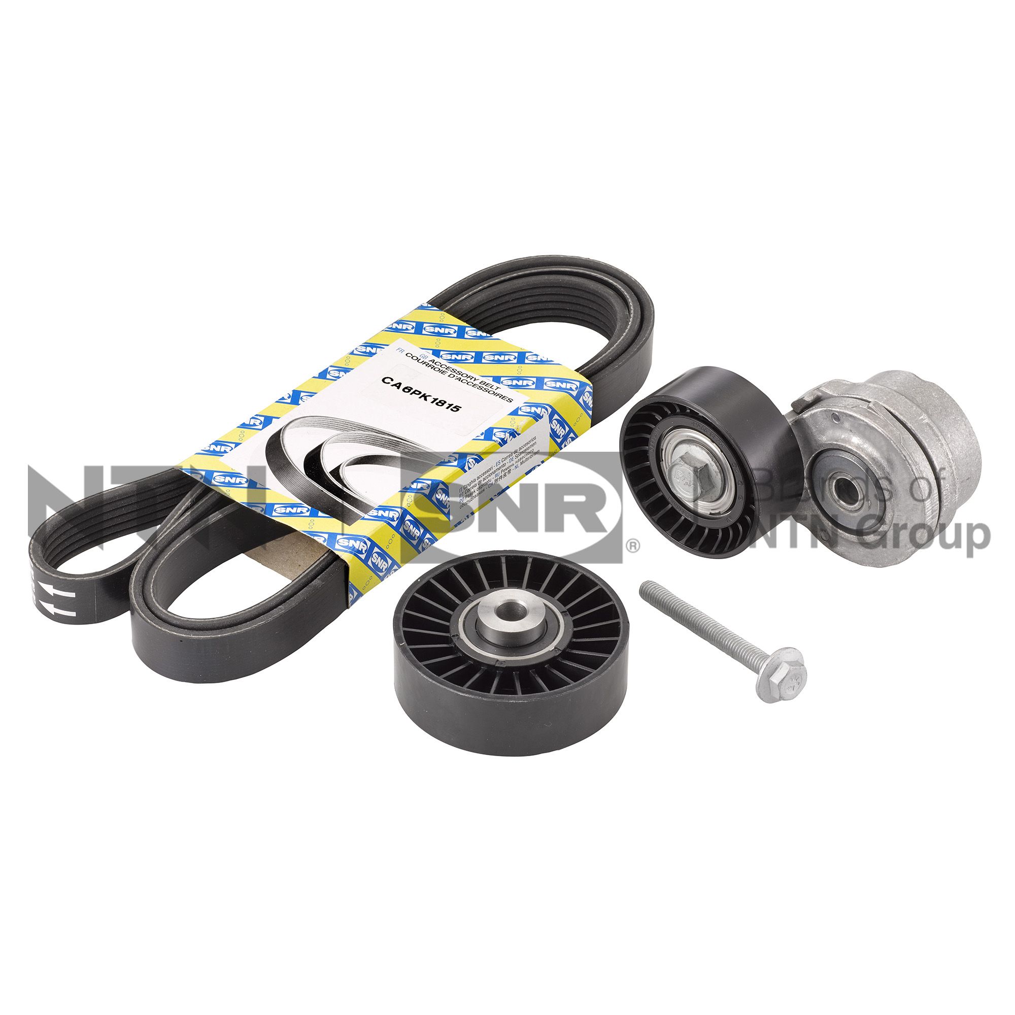 Kit cinghie poly-v NTN-SNR KA858.12
