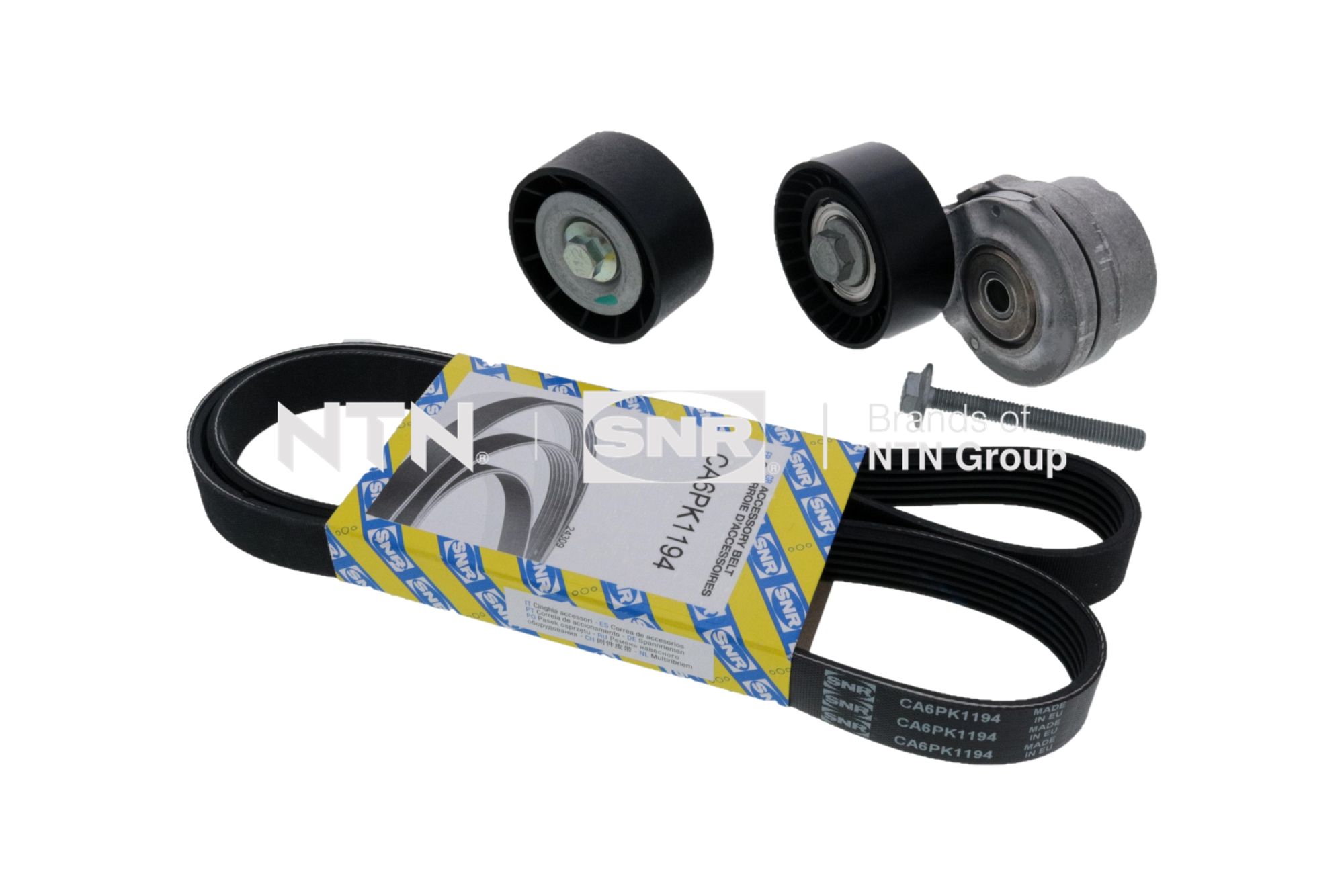 Kit cinghie poly-v NTN-SNR KA858.14