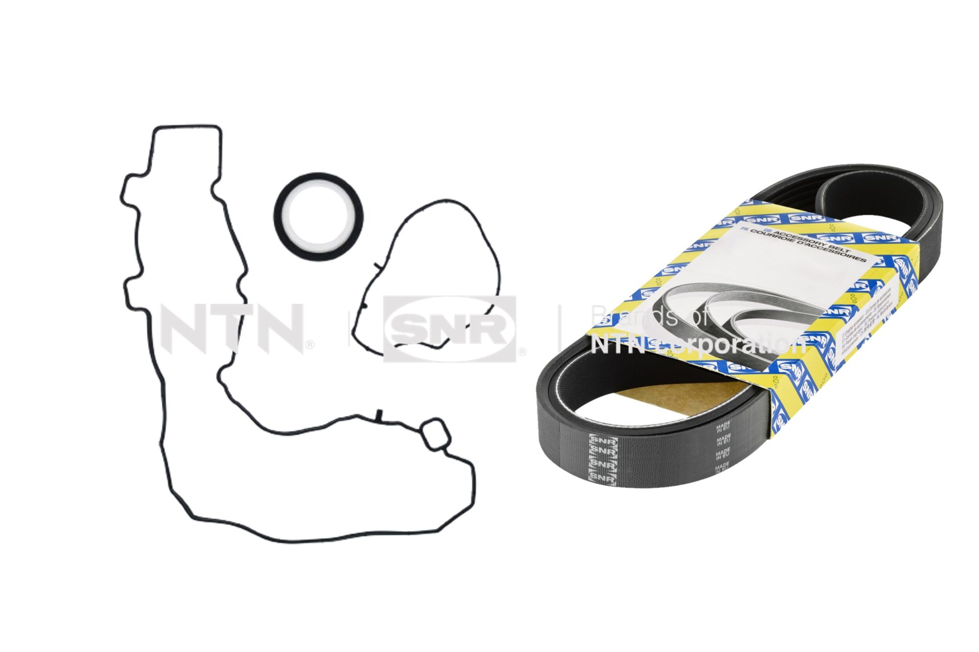 Kit cinghie poly-v NTN-SNR KA859.72