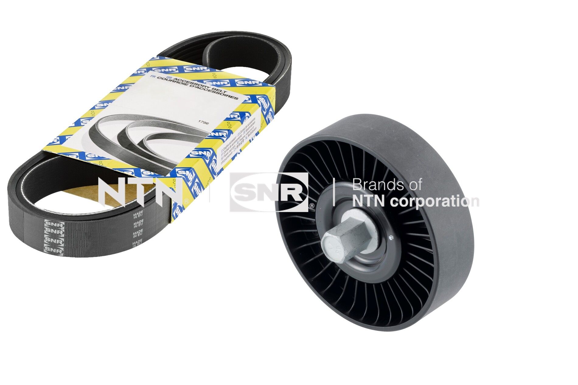 Kit cinghie poly-v NTN-SNR KA884.02