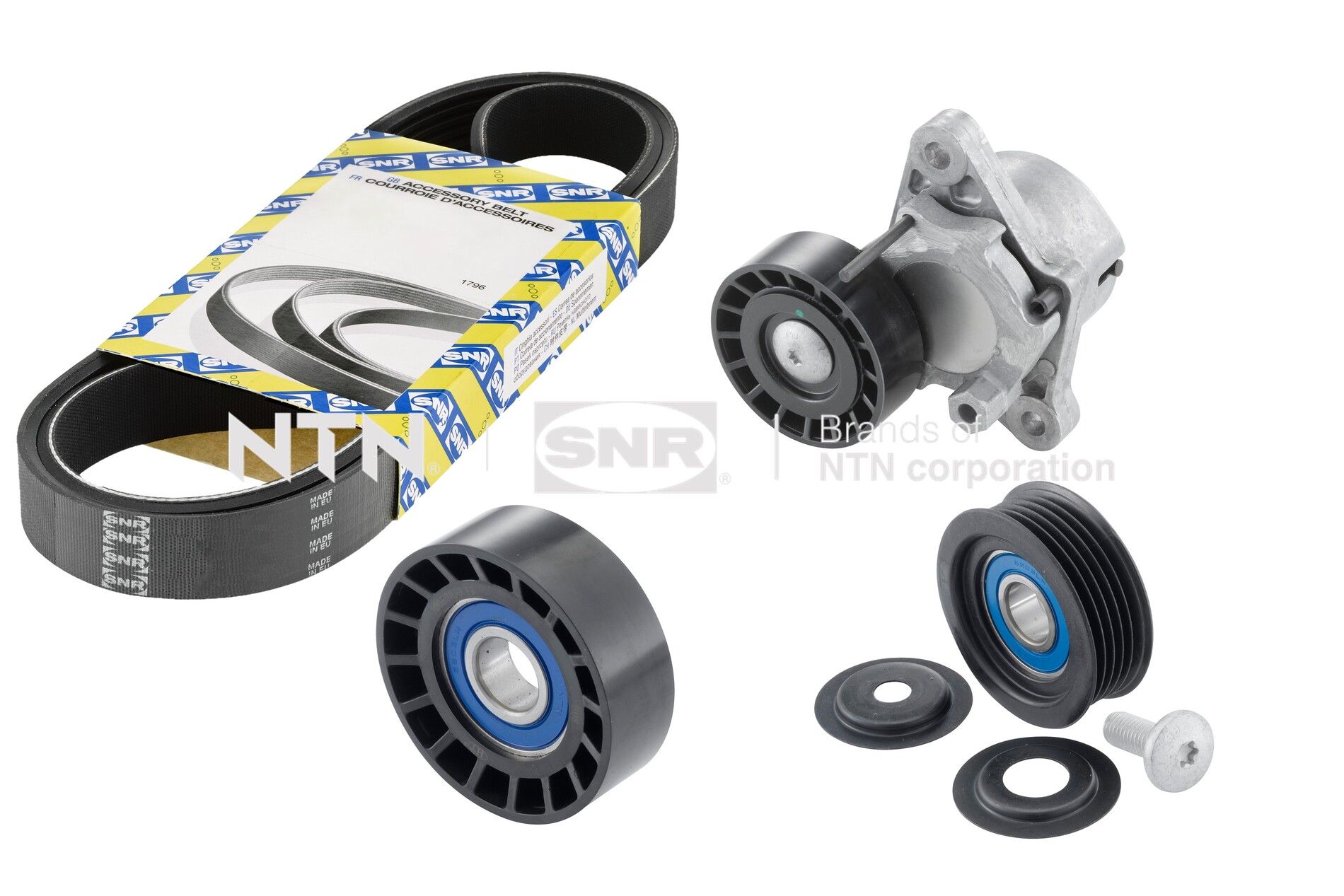 Kit cinghie poly-v NTN-SNR KA889.00