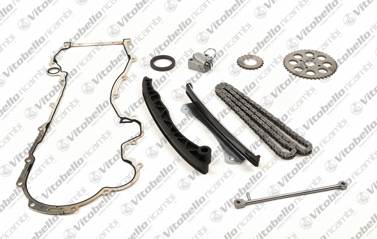 VITOBELLO KIT DISTR. CATENA FIAT 1.3 MJET EURO 3/4/5 9 PZ
