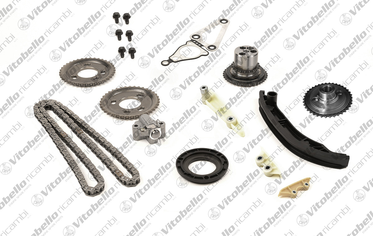 VITOBELLO KIT DISTR. CATENA FORD H9FB 18 PZ