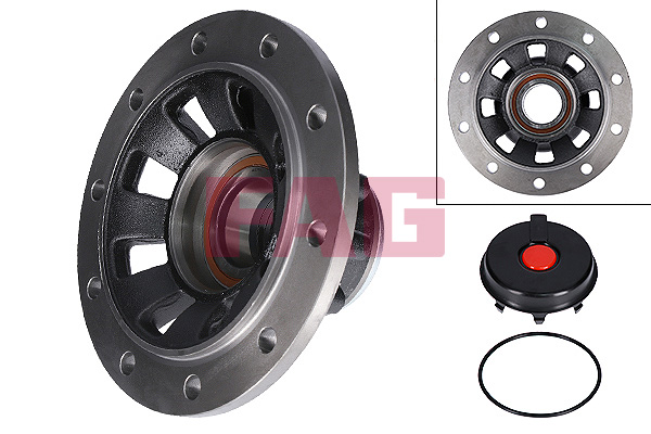 Wheel hub with bearing SAF