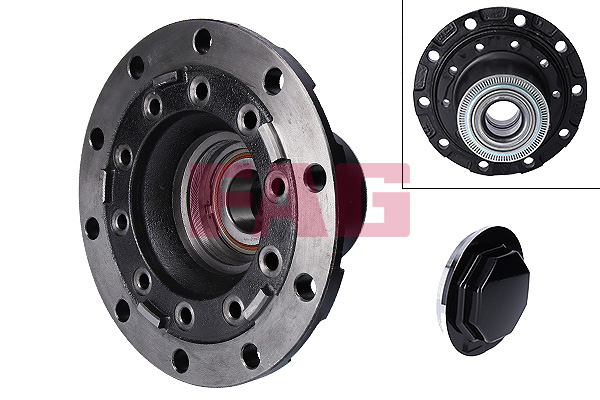 Wheel hub with bearing - RW