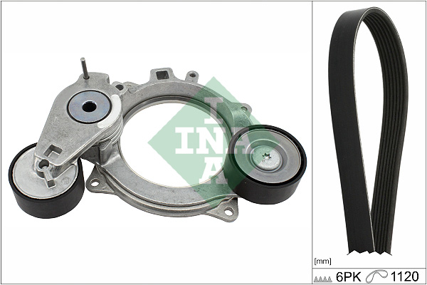 Kit cinghie poly-v INA 529057310